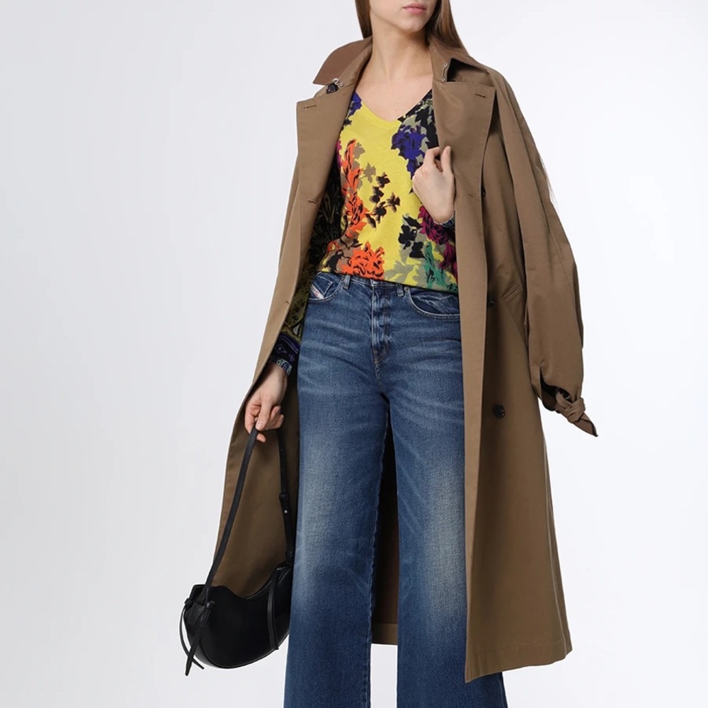 ETRO Milano Size 42 Silk & Cashmere Blend Knitwear Floral Print